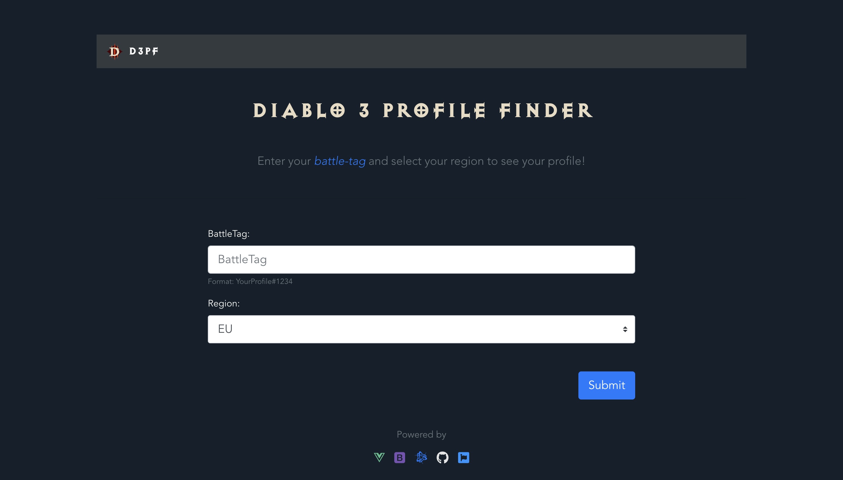 Diablo III Profile Finder